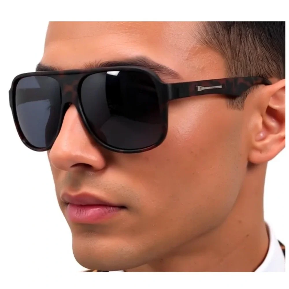 Men sunglasses Tortoise Frame UV400 Protection Driving Outdoor Wear Sports Gafas